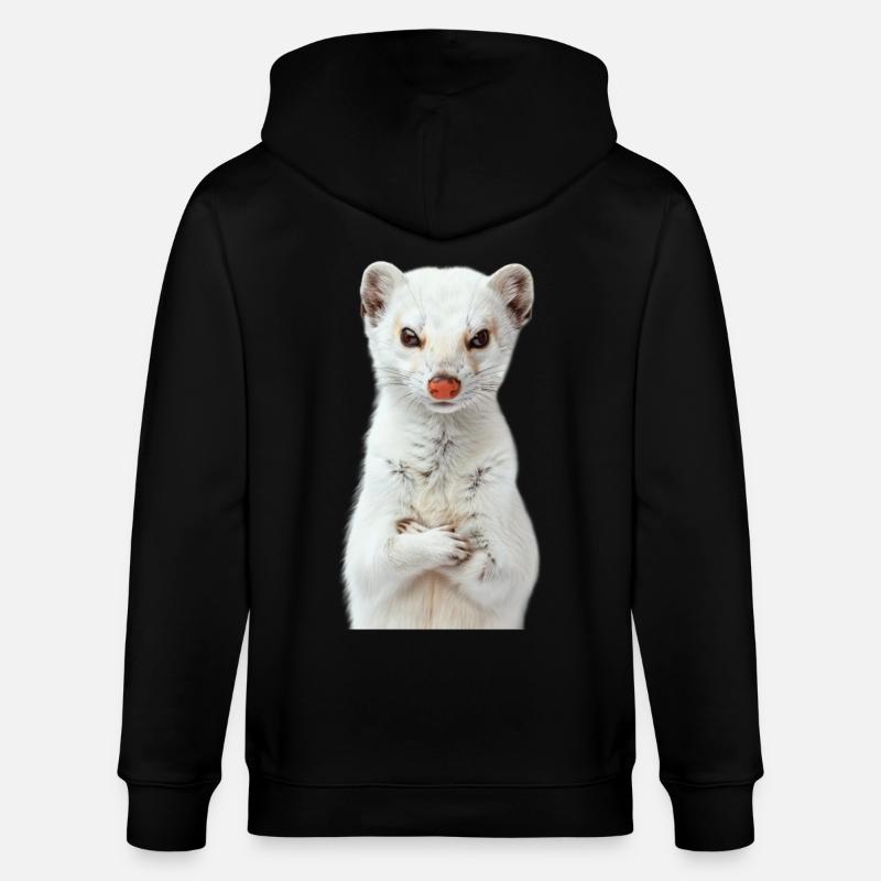 Hermine - Veste à capuche bio CULTIVATOR Stanley/Stella Unisexe - noir