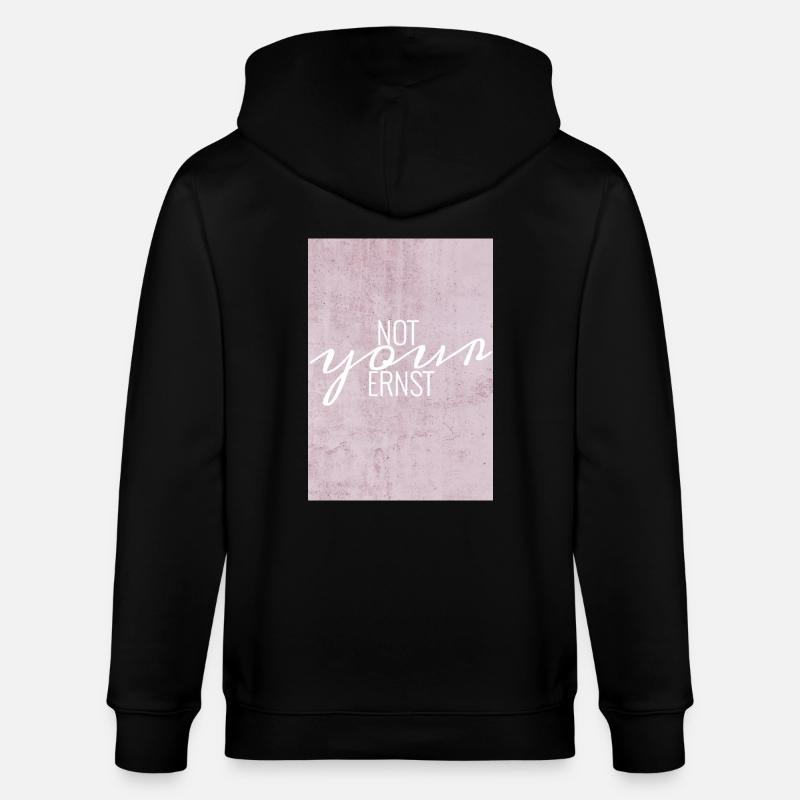 ernst - Stanley/Stella Unisex Bio-Kapuzenjacke CULTIVATOR  - Schwarz