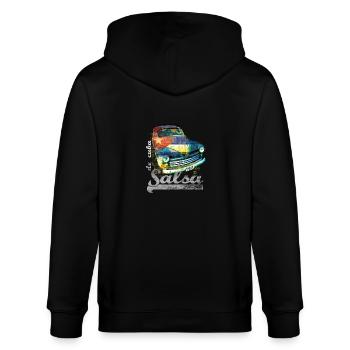 salsa - Veste à capuche bio CULTIVATOR Stanley/Stella Unisexe - noir - Dos - Anna (173cm)