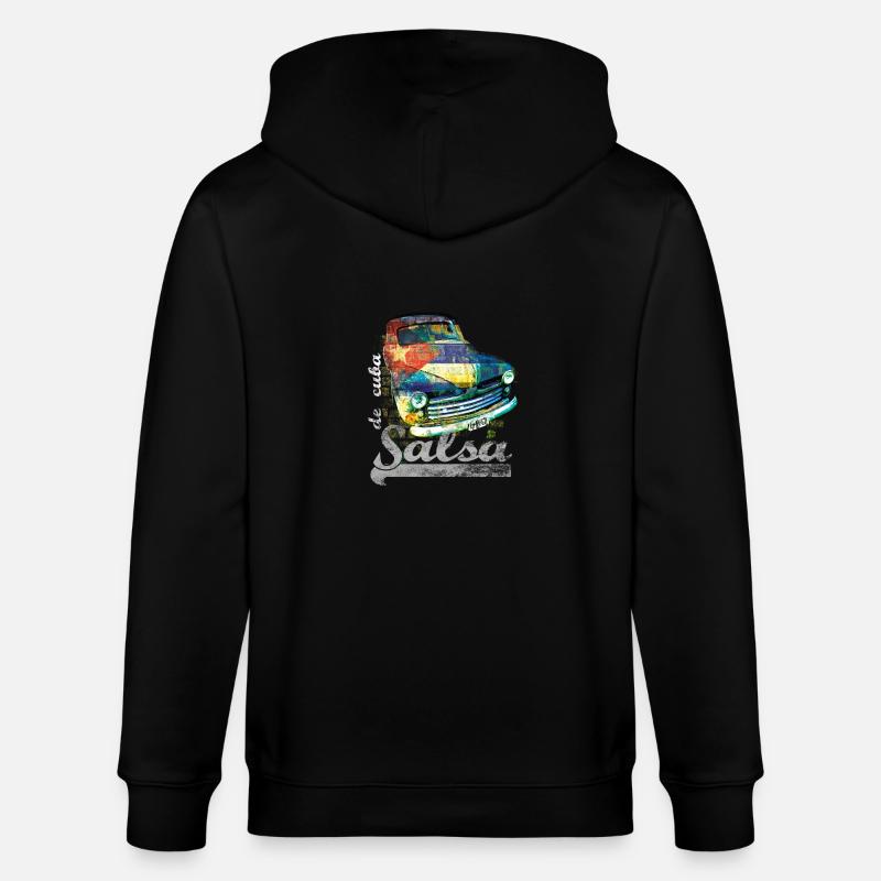 salsa - Veste à capuche bio CULTIVATOR Stanley/Stella Unisexe - noir