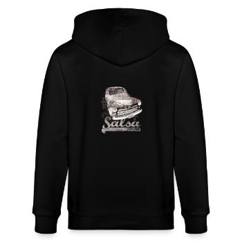 salsa - Veste à capuche bio CULTIVATOR Stanley/Stella Unisexe - noir - Dos - Anna (173cm)