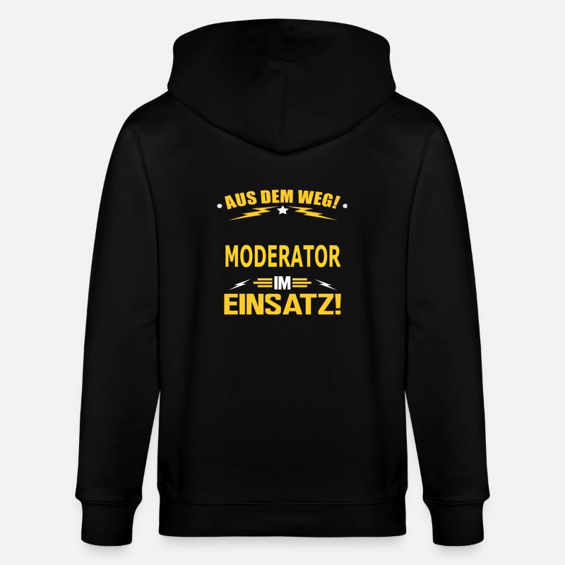 MODERATOR - Stanley/Stella Unisex Bio-Kapuzenjacke CULTIVATOR  - Schwarz