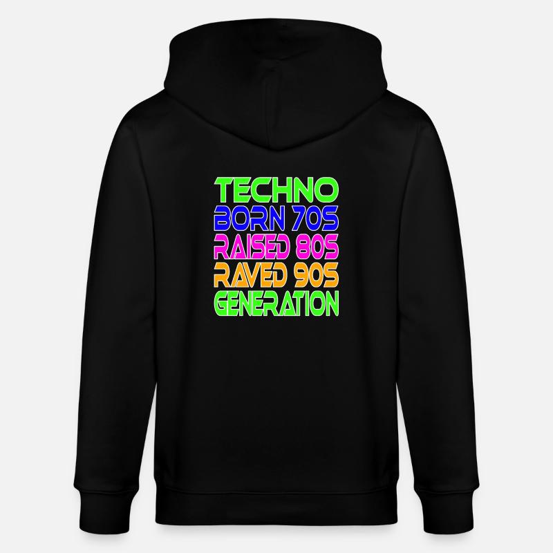 Génération Techno - Veste à capuche bio CULTIVATOR Stanley/Stella Unisexe - noir