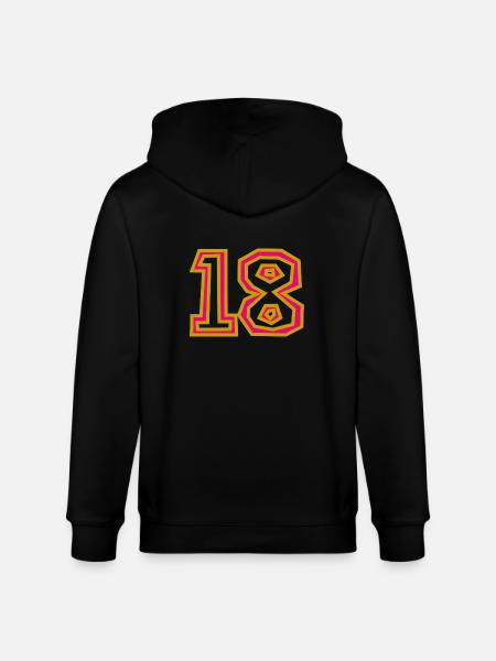 18 - Stanley/Stella Unisex Bio-Kapuzenjacke CULTIVATOR - Schwarz