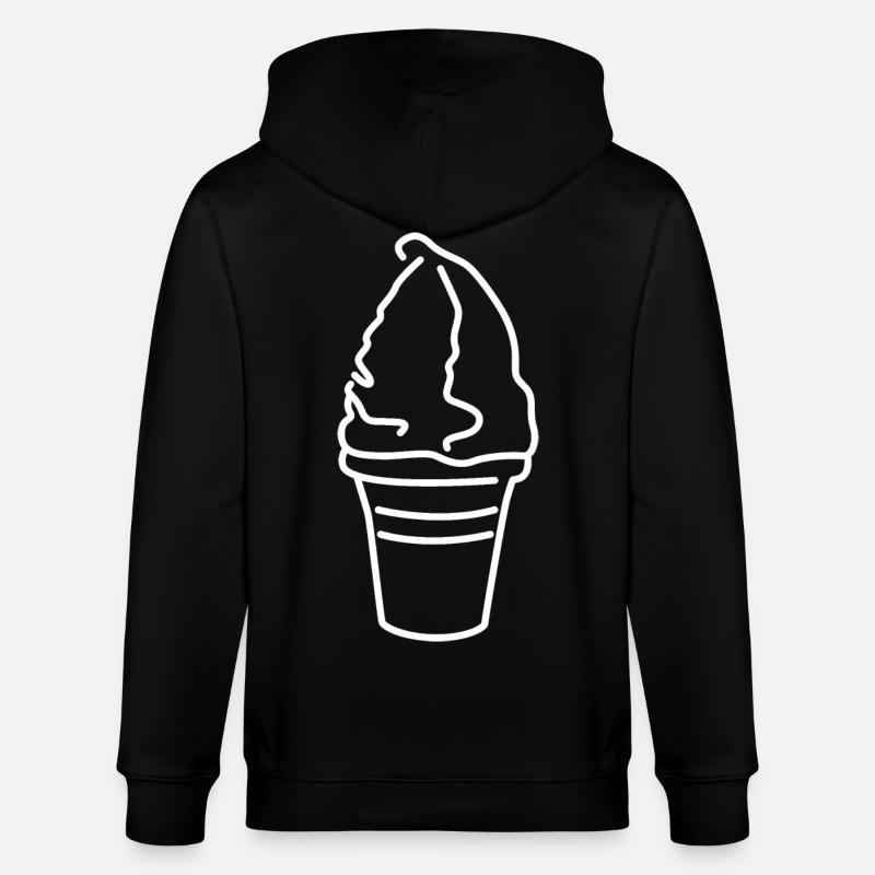 Softeis - Stanley/Stella Unisex Bio-Kapuzenjacke CULTIVATOR  - Schwarz