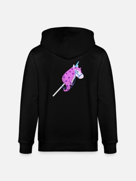 Hobby Horsing - Stanley/Stella Unisex Bio-Kapuzenjacke CULTIVATOR  - Schwarz