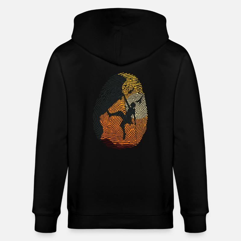 CLIMB escalade grimper roc escalader - Veste à capuche bio CULTIVATOR Stanley/Stella Unisexe - noir