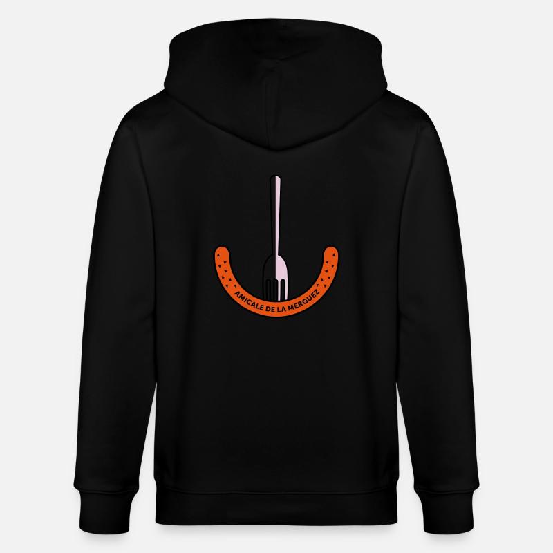 Amicale de la Merguez - Veste à capuche bio CULTIVATOR Stanley/Stella Unisexe - noir