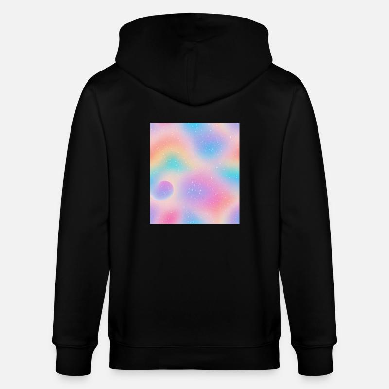 L’œil dans l’abstraction - Veste à capuche bio CULTIVATOR Stanley/Stella Unisexe - noir
