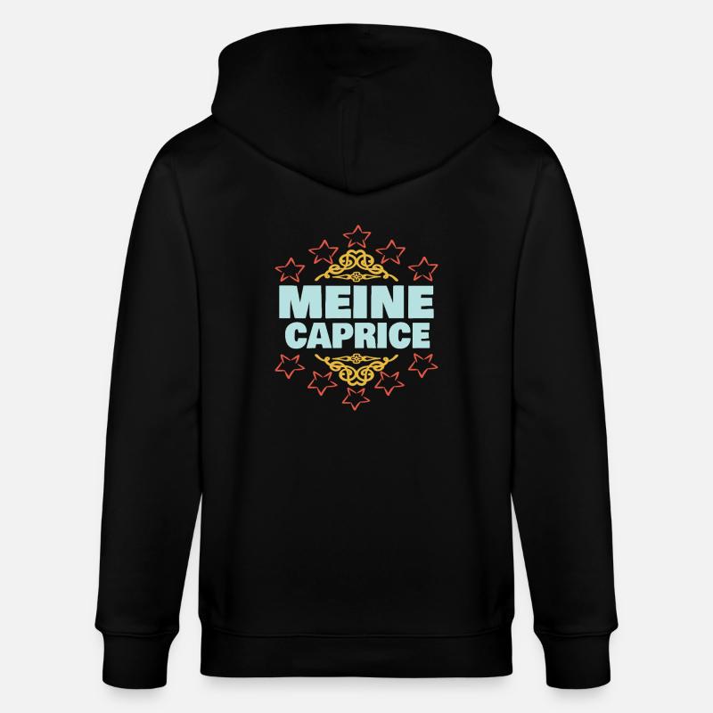 Caprice als Mädchen - Stanley/Stella Unisex Bio-Kapuzenjacke CULTIVATOR  - Schwarz