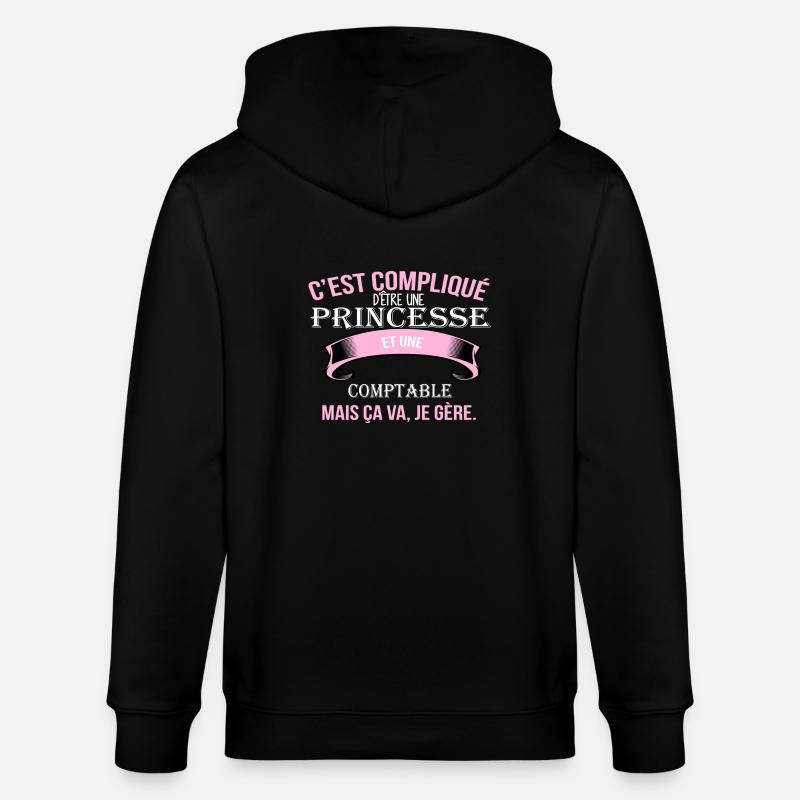 Comptable - Veste à capuche bio CULTIVATOR Stanley/Stella Unisexe - noir