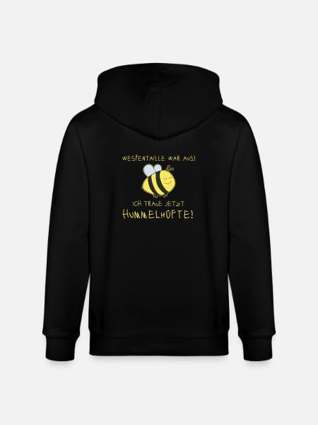 Hummel Dick Lustig - Stanley/Stella Unisex Bio-Kapuzenjacke CULTIVATOR - Schwarz
