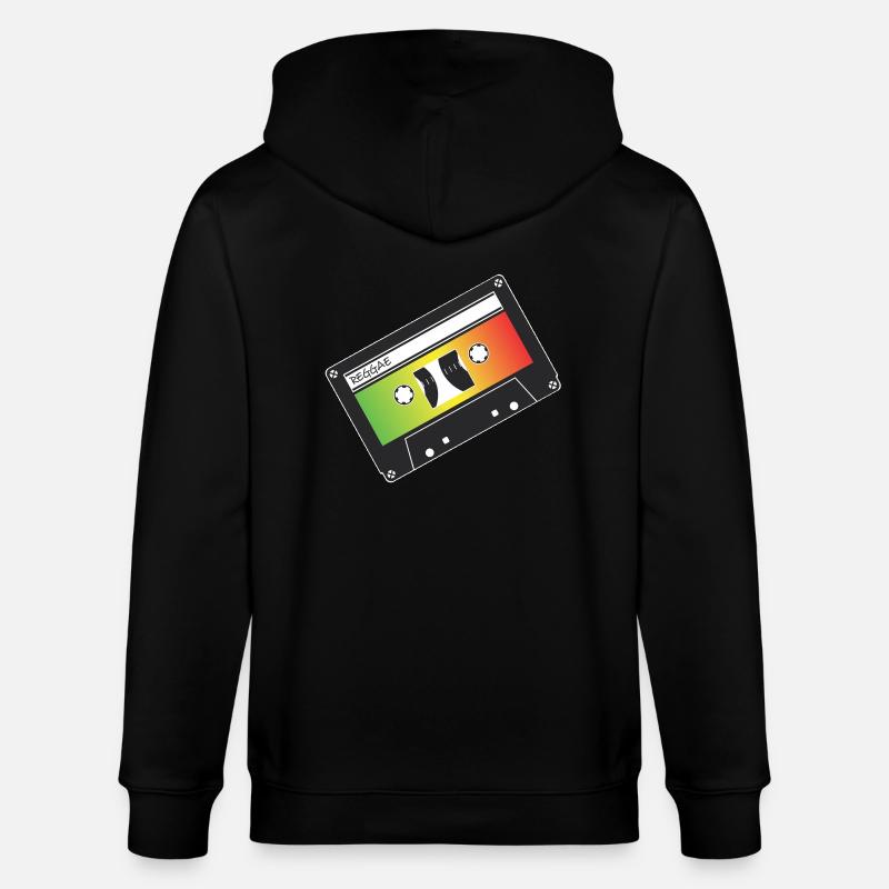 reggae - Veste à capuche bio CULTIVATOR Stanley/Stella Unisexe - noir