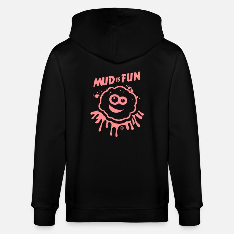 Mud is Fun - Veste à capuche bio CULTIVATOR Stanley/Stella Unisexe - noir