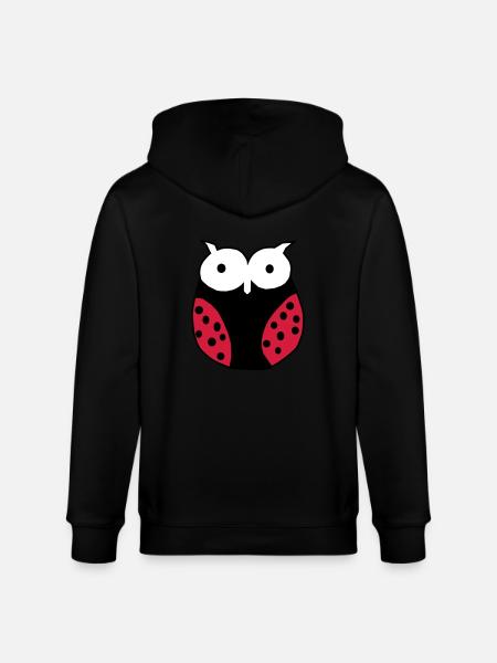 Ladybug Gross - Stanley/Stella CULTIVATOR  Unisex Organic Hooded Jacket - black