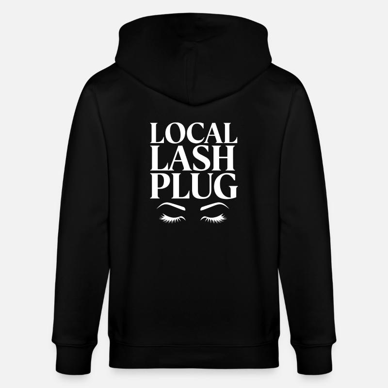 Des cils qui impressionnent - Veste à capuche bio CULTIVATOR Stanley/Stella Unisexe - noir