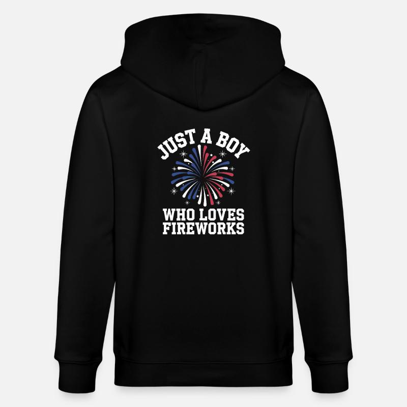 Pyrotechnics Fireworks Pyrotechnics - Stanley/Stella CULTIVATOR  Unisex Organic Hooded Jacket - black