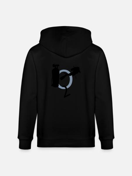 Diving - Stanley/Stella Unisex Bio-Kapuzenjacke CULTIVATOR - Schwarz
