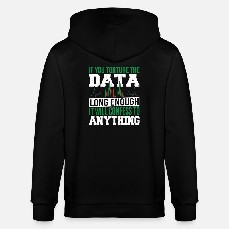 Datenanalyse Datenintegration Datenwissenschaft - Stanley/Stella Unisex Bio-Kapuzenjacke CULTIVATOR  - Schwarz
