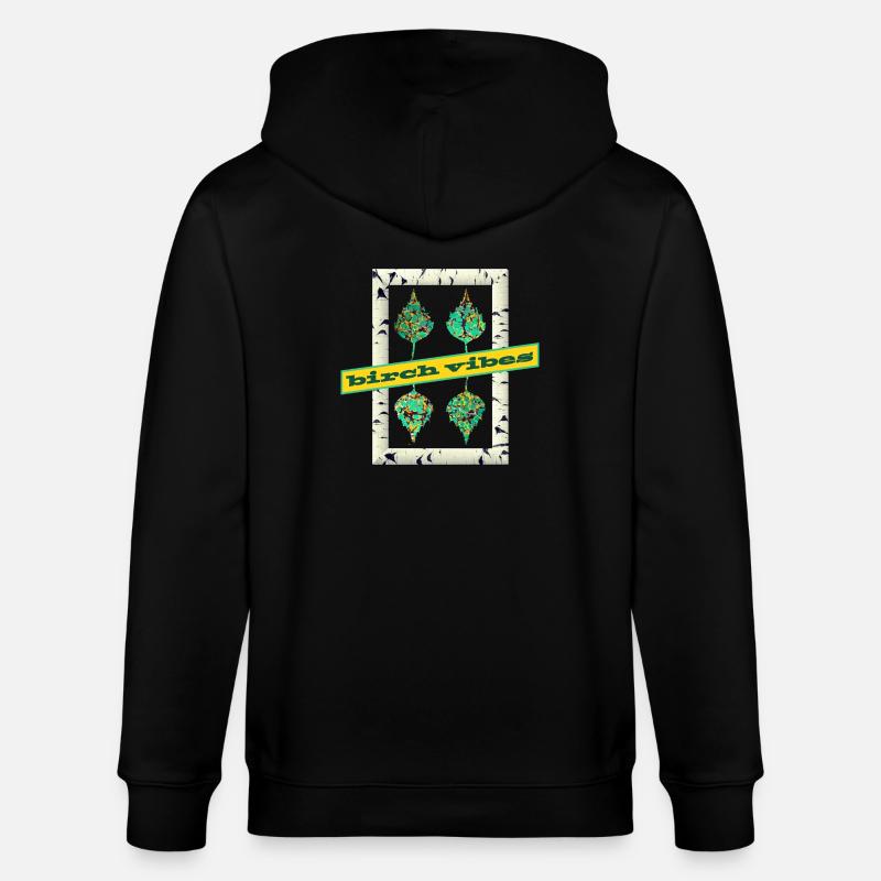 bouleau e 269 - Veste à capuche bio CULTIVATOR Stanley/Stella Unisexe - noir