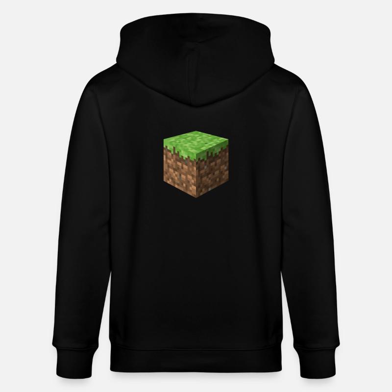 Bloc 3D - Veste à capuche bio CULTIVATOR Stanley/Stella Unisexe - noir