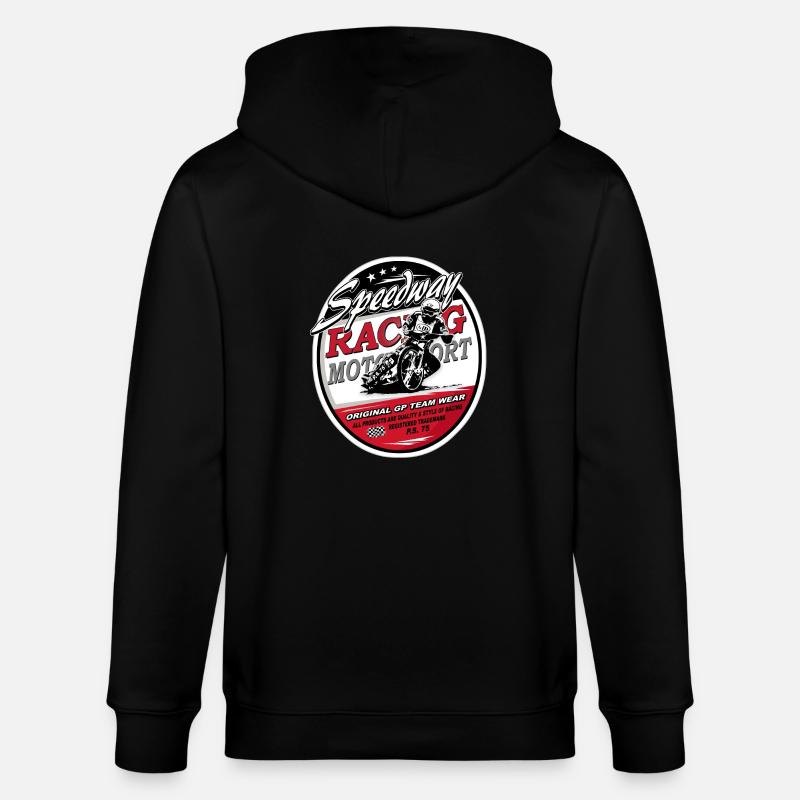 Speedway Racing_AAA - Stanley/Stella Unisex Bio-Kapuzenjacke CULTIVATOR  - Schwarz