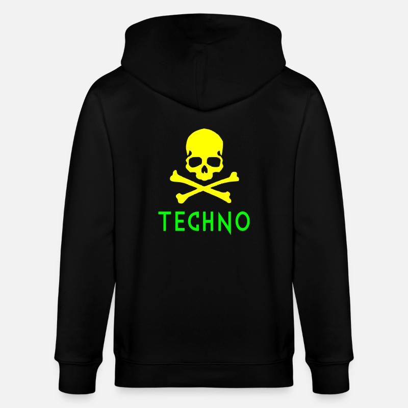 Os techno - Veste à capuche bio CULTIVATOR Stanley/Stella Unisexe - noir