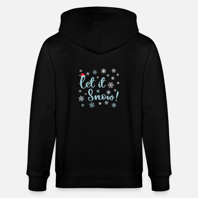 Lass es schneien - Stanley/Stella Unisex Bio-Kapuzenjacke CULTIVATOR - Schwarz