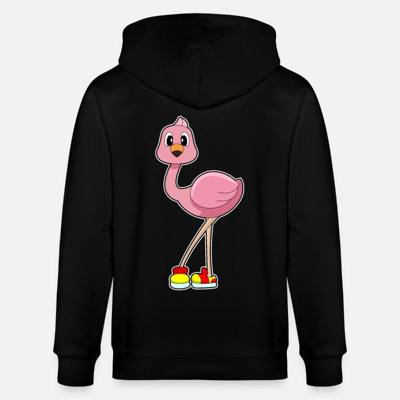 Flamingo Schuhe - Stanley/Stella Unisex Bio-Kapuzenjacke CULTIVATOR  - Schwarz