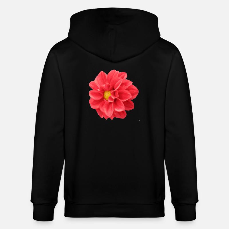fleur - Veste à capuche bio CULTIVATOR Stanley/Stella Unisexe - noir