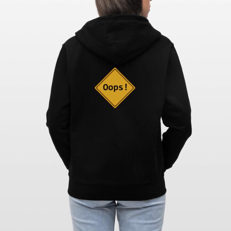 error, oops!, anpassbar Stanley/Stella Unisex Bio-Kapuzenjacke CULTIVATOR 