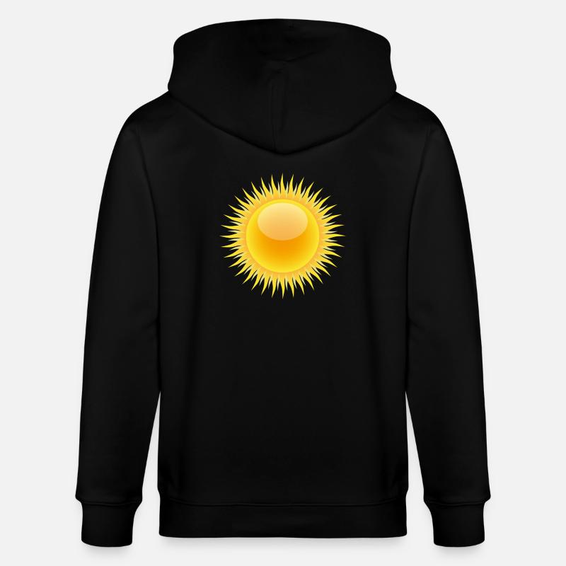 soleil - Veste à capuche bio CULTIVATOR Stanley/Stella Unisexe - noir