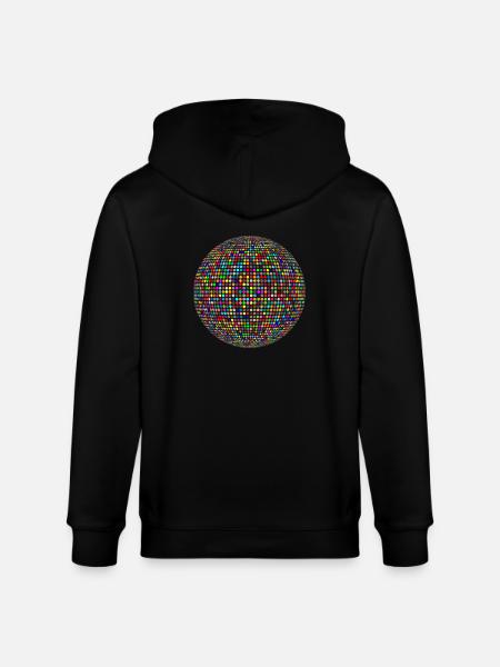 Diskokugel - Stanley/Stella Unisex Bio-Kapuzenjacke CULTIVATOR - Schwarz