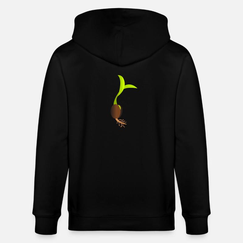 semis - Veste à capuche bio CULTIVATOR Stanley/Stella Unisexe - noir