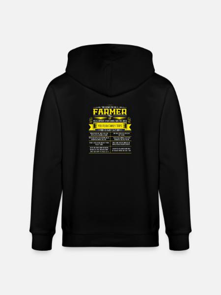 FARMER - Stanley/Stella Unisex Bio-Kapuzenjacke CULTIVATOR - Schwarz