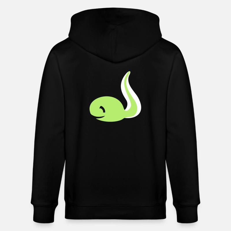 Frosch Kaulquappe - Stanley/Stella Unisex Bio-Kapuzenjacke CULTIVATOR  - Schwarz