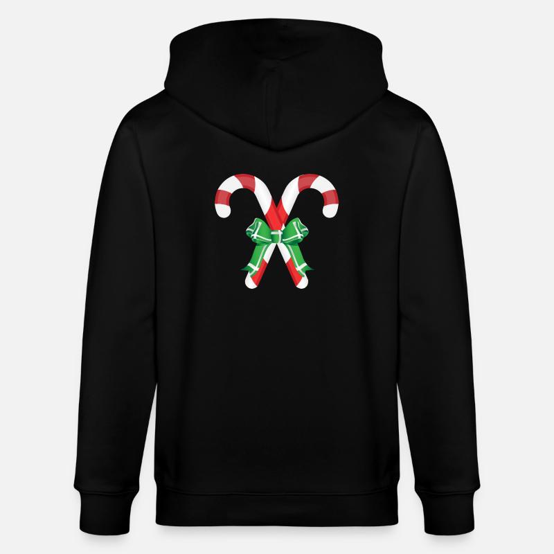 Zuckerstange - Stanley/Stella Unisex Bio-Kapuzenjacke CULTIVATOR  - Schwarz