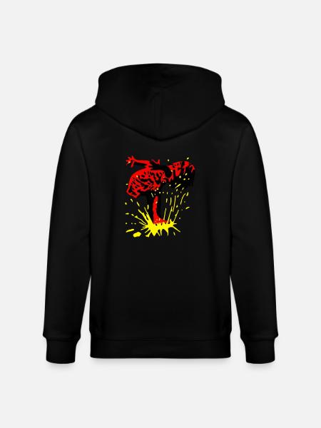 splash - Stanley/Stella Unisex Bio-Kapuzenjacke CULTIVATOR  - Schwarz