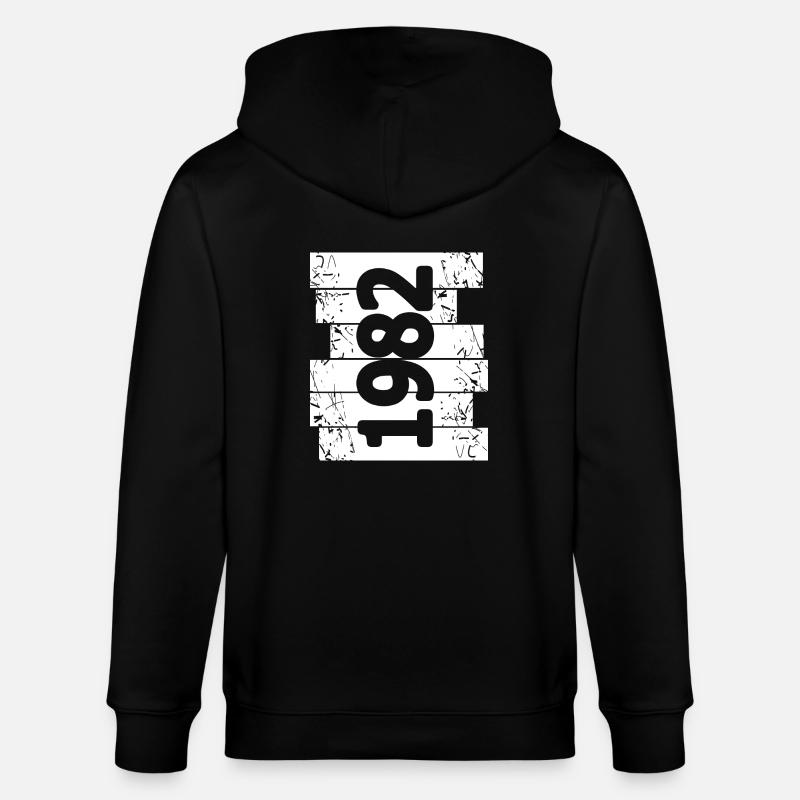 1982 - Veste à capuche bio CULTIVATOR Stanley/Stella Unisexe - noir