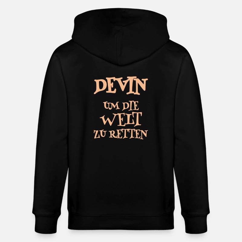 Aide Devin - Veste à capuche bio CULTIVATOR Stanley/Stella Unisexe - noir