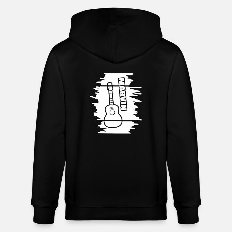 Marvin - Stanley/Stella Unisex Bio-Kapuzenjacke CULTIVATOR  - Schwarz