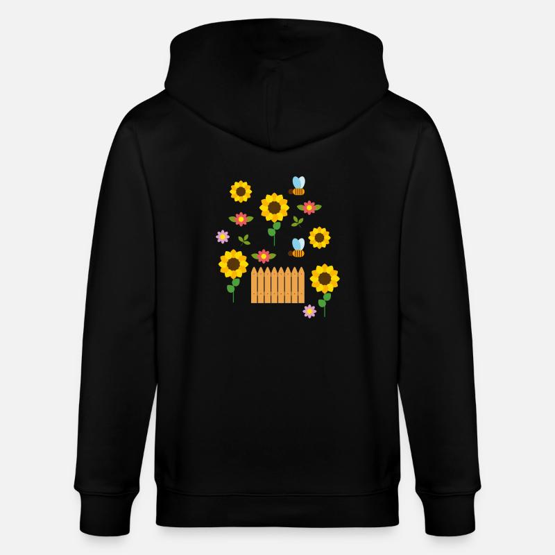 summer - Stanley/Stella CULTIVATOR  Unisex Organic Hooded Jacket - black