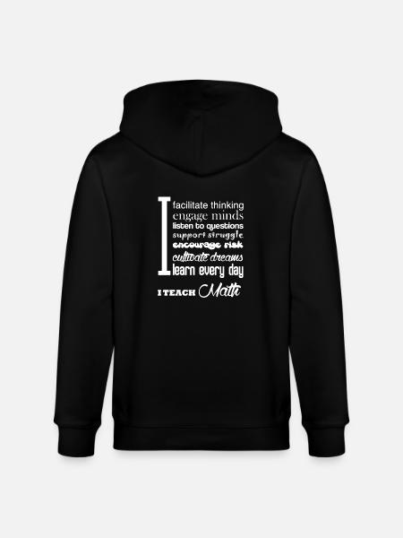 Mathe Lehrer Shirt - Stanley/Stella Unisex Bio-Kapuzenjacke CULTIVATOR  - Schwarz