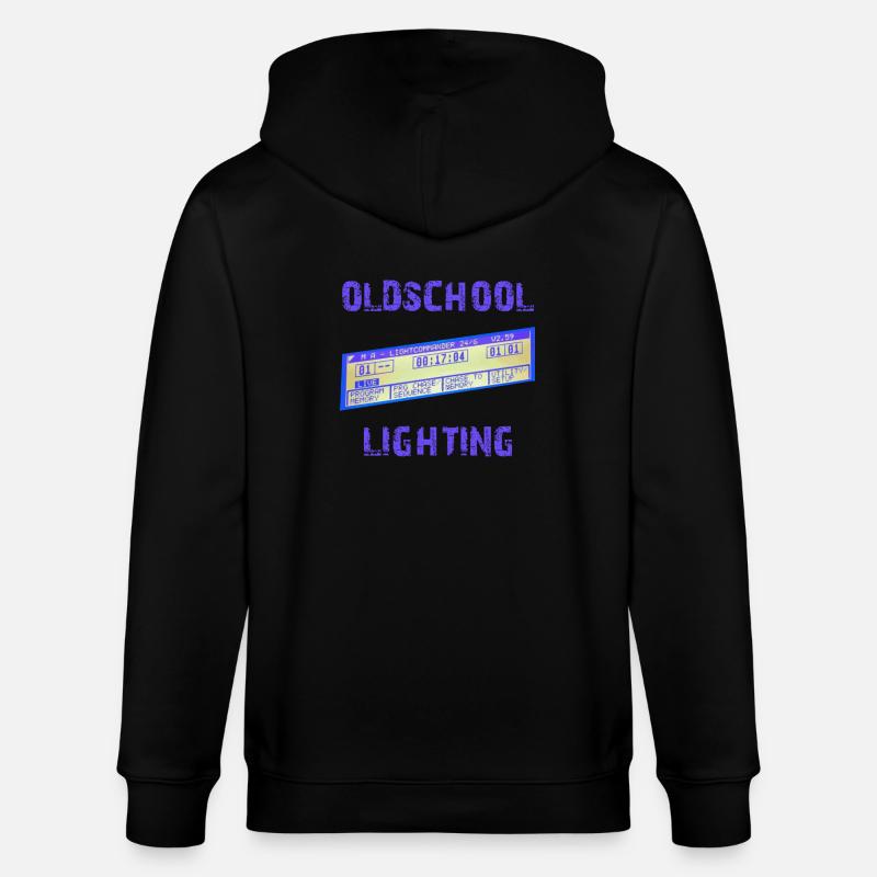 oldschool lighting - MA Lightcommander - Stanley/Stella Unisex Bio-Kapuzenjacke CULTIVATOR - Schwarz