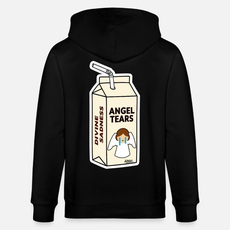 Angel Tears Karton - Stanley/Stella Unisex Bio-Kapuzenjacke CULTIVATOR  - Schwarz