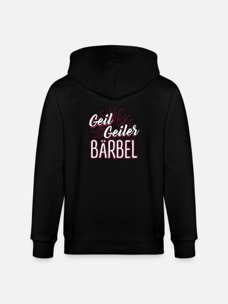 BÄRBEL - geiler - Stanley/Stella Unisex Bio-Kapuzenjacke CULTIVATOR - Schwarz