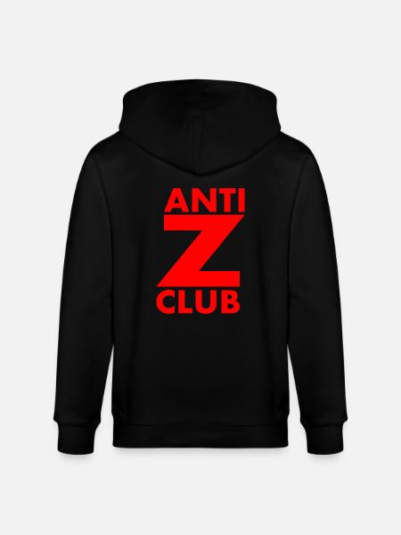Anti z club - Stanley/Stella CULTIVATOR Unisex Organic Hooded Jacket - black