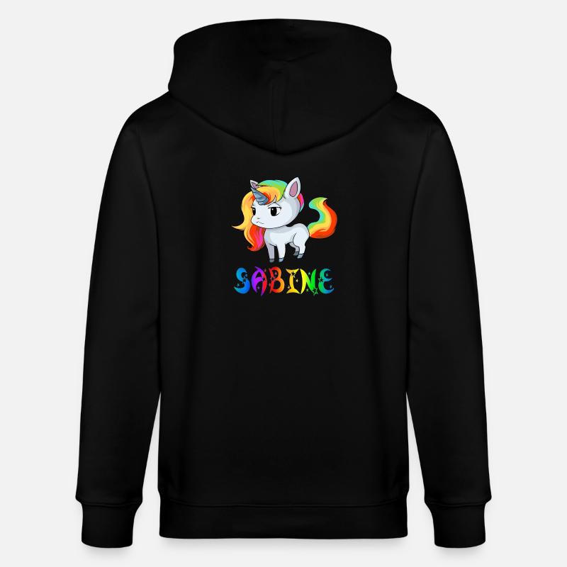 Sabine Einhorn - Stanley/Stella Unisex Bio-Kapuzenjacke CULTIVATOR  - Schwarz