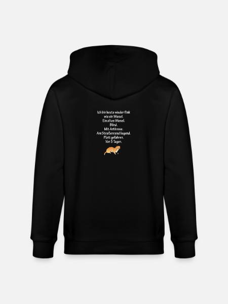 Flink wie ein Wiesel - Stanley/Stella Unisex Bio-Kapuzenjacke CULTIVATOR  - Schwarz