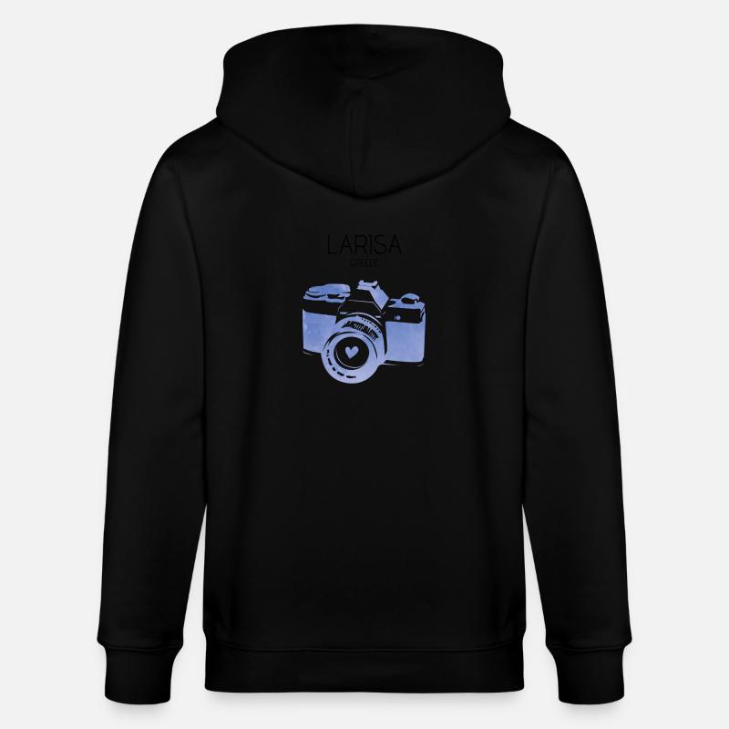 Larisa, Griechenland - Stanley/Stella Unisex Bio-Kapuzenjacke CULTIVATOR  - Schwarz